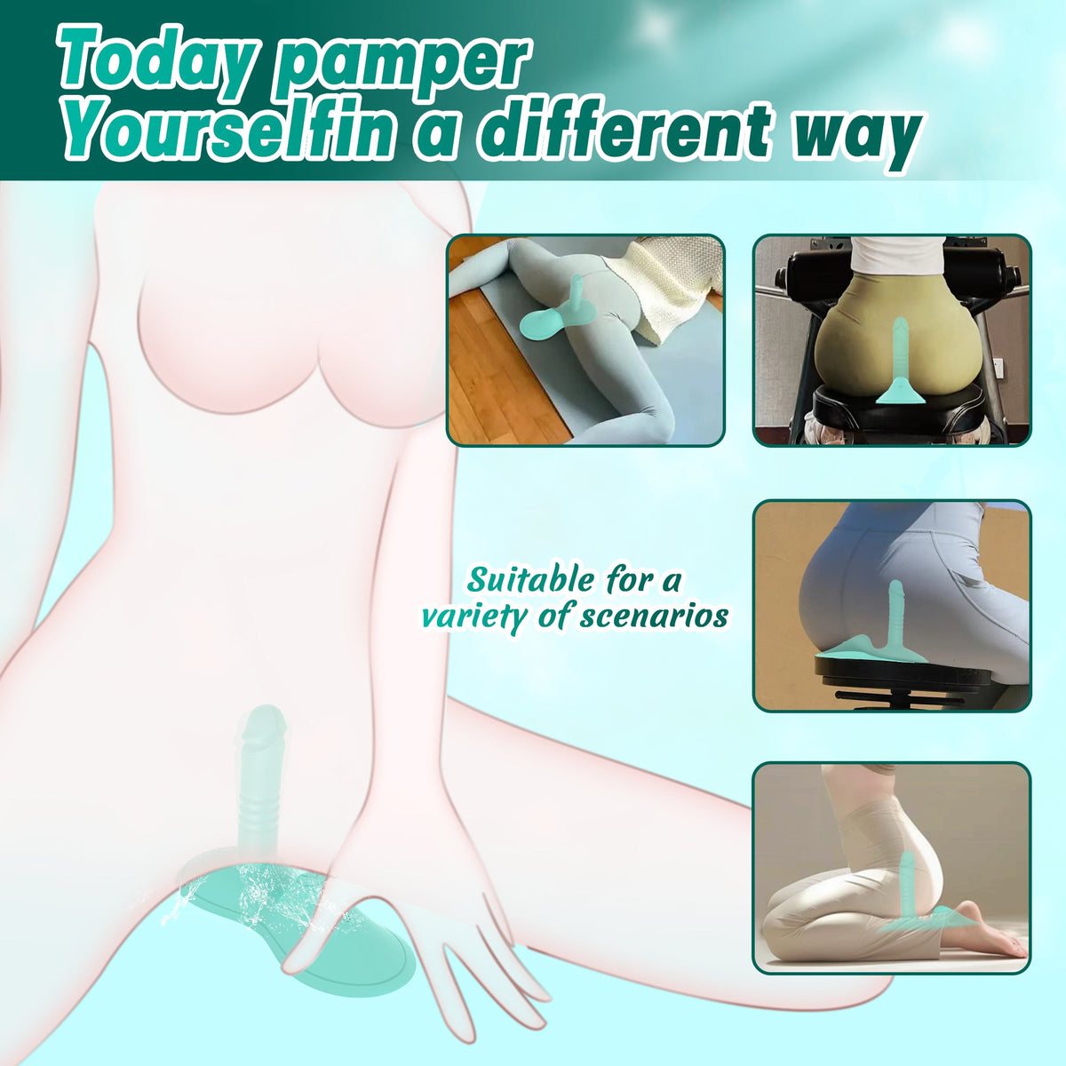 Upgraded Riding-Style Cushion Thrusting G Spot Vibrator With Remote Control