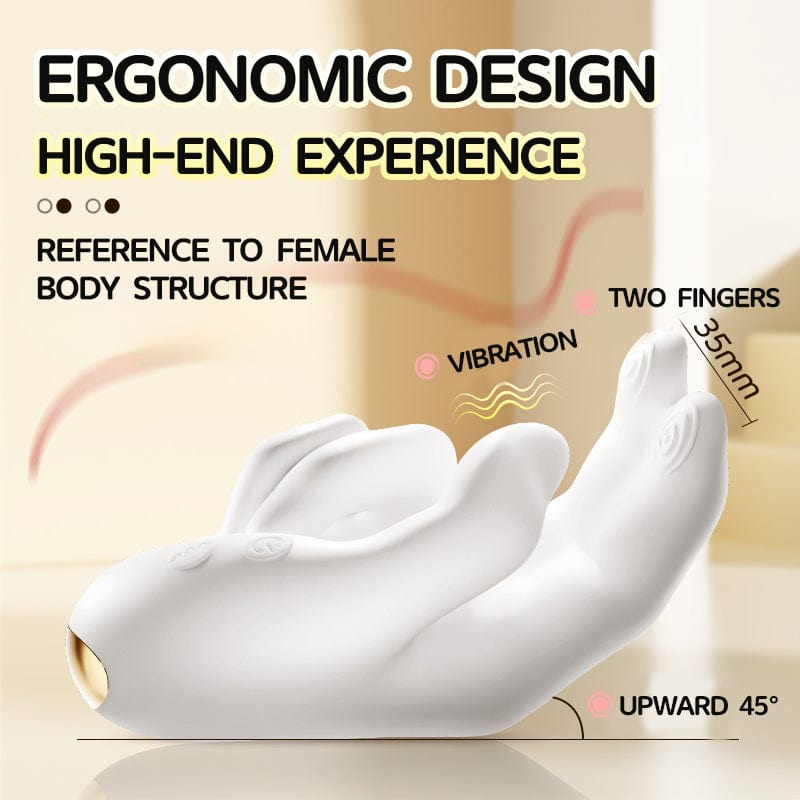 Realistic Finger Flapping Clitoris G Spot Vibrator